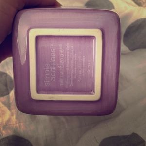 Pampered chef simple traditions purple bowl